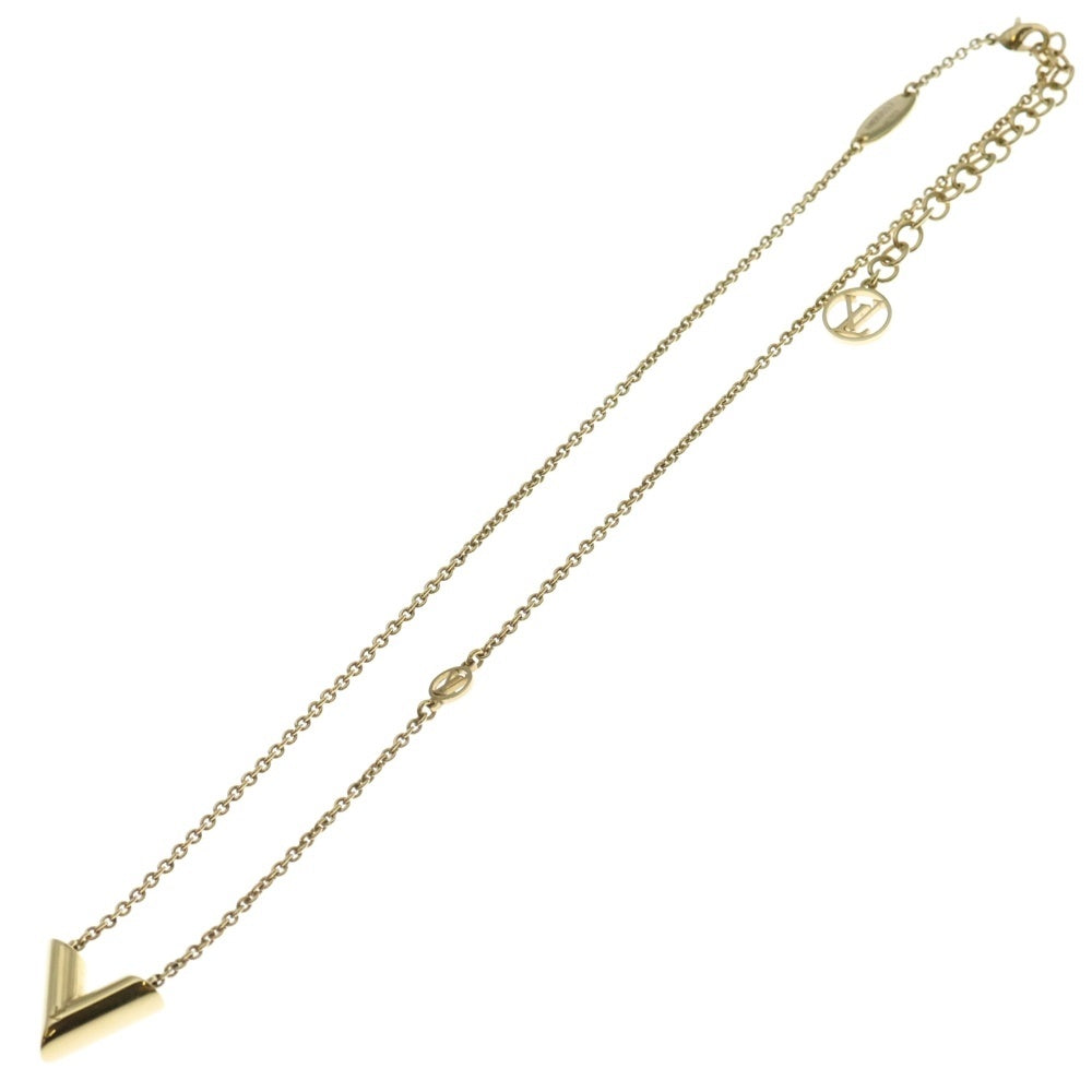 LOUIS VUITTON(ルイヴィトン) エセンシャルV ネックレス GP ゴールド M00857