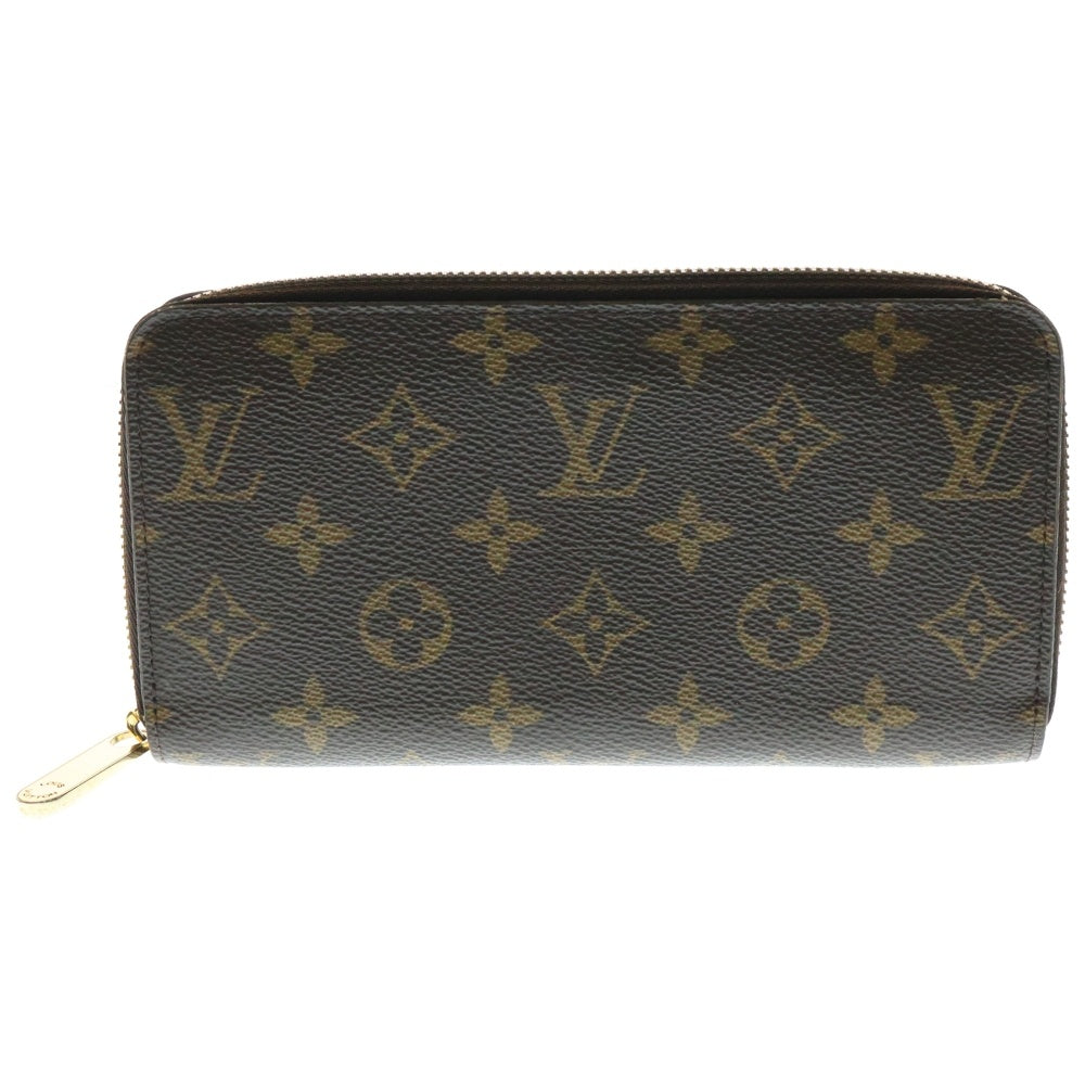 LOUIS VUITTON(ルイヴィトン) モノグラム ジッピーウォレット ローズバレリーヌ ロングウォレット 長財布 ブラウン PVCレザー ゴールド金具 M41894