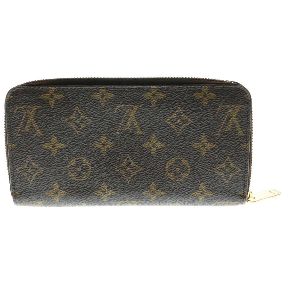 LOUIS VUITTON(ルイヴィトン) モノグラム ジッピーウォレット ローズバレリーヌ ロングウォレット 長財布 ブラウン PVCレザー ゴールド金具 M41894