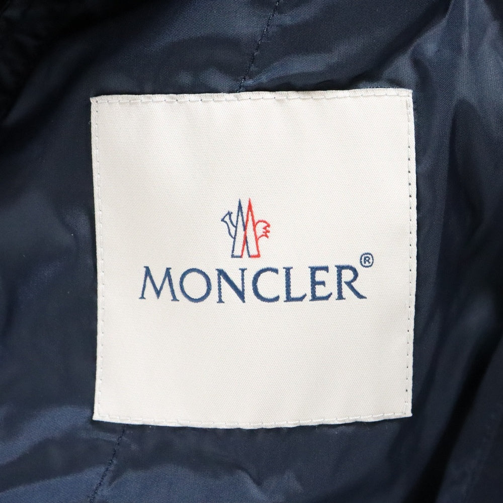 MONCLER(モンクレール) 19SS DISTHENE ディスシン ワッペンロゴ ウエストマーク フーデッド ジップアップ ナイロン ジャケット ネイビー レディース E10934600405 54543