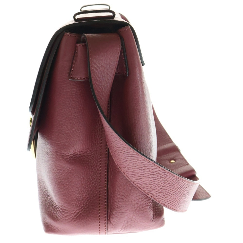 GUCCI(グッチ) GGマーモント ショルダーバッグ 肩掛けバッグ ピンク レザー ゴールド金具 400245