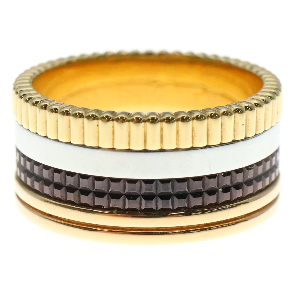 BOUCHERON(ブシュロン) キャトルクラシック ラージ リング 750YG/PG/WG #63 指輪 ジュエリー