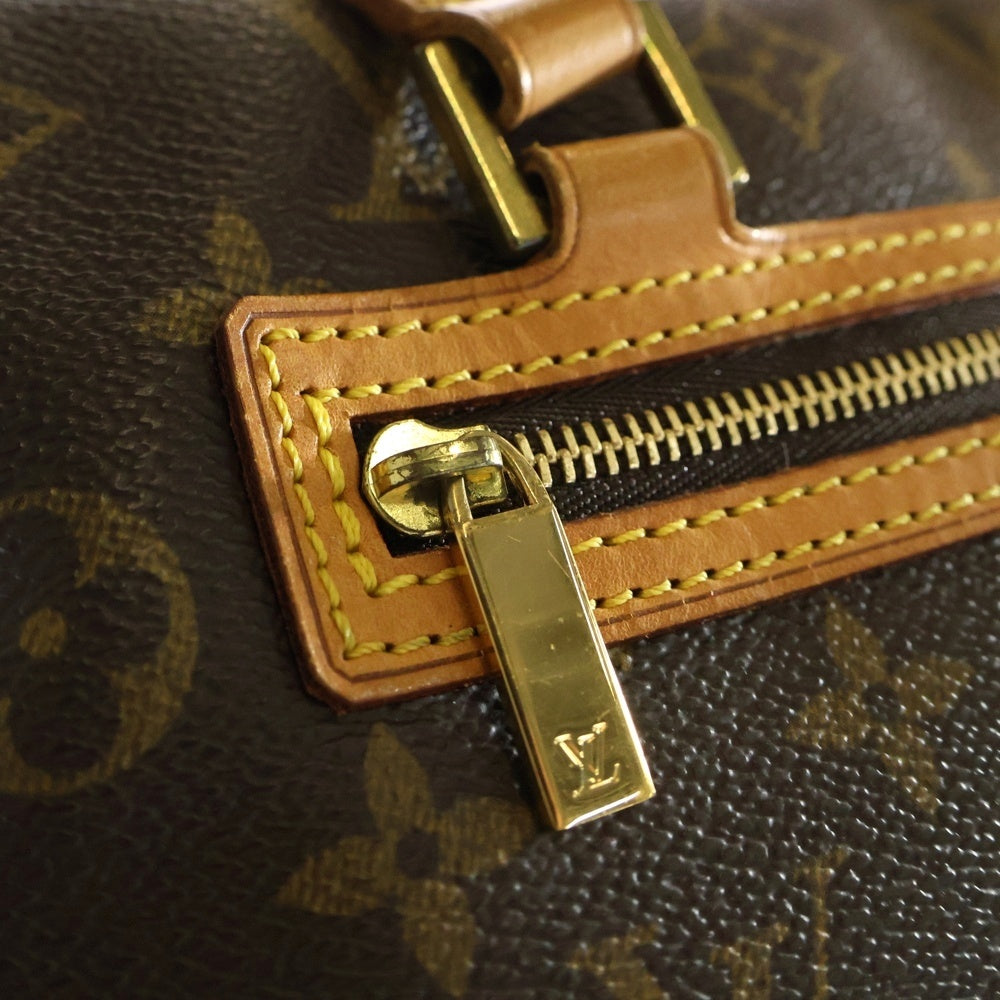 LOUIS VUITTON(ルイヴィトン) モノグラム シテMM ワンショルダーバッグ ハンドバッグ ゴールド金具 ブラウン PVCレザー M51182