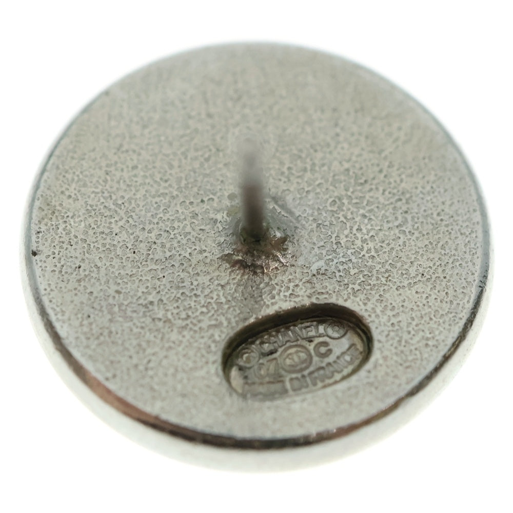 CHANEL(シャネル) ココマークラウンドピアス イヤーアクセサリー シルバー金具 ベージュ 07C