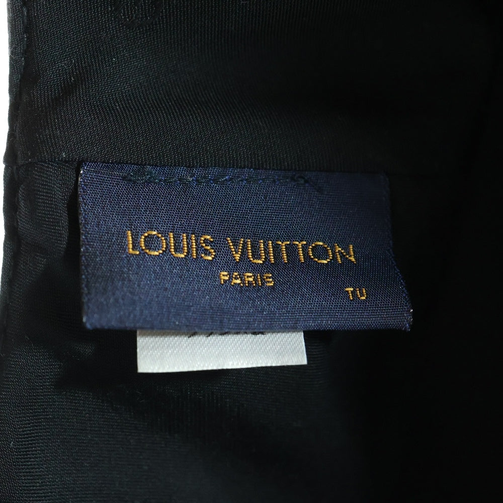 LOUIS VUITTON(ルイヴィトン) キャスケット・モノグラム クイル 1.0 キャップ ブラック トリヨンレザー ヴァージル・アブロー MP2320