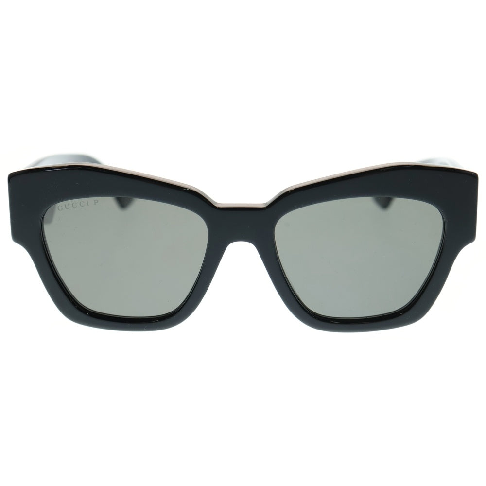 GUCCI(グッチ) GG ロゴ サングラス キャッツアイ ブラックフレーム ブラックレンズ セルロイド GG1422S