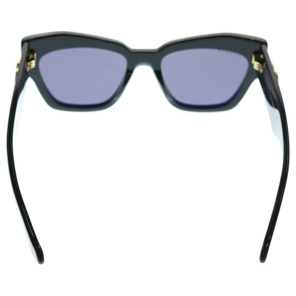 GUCCI(グッチ) GG ロゴ サングラス キャッツアイ ブラックフレーム ブラックレンズ セルロイド GG1422S