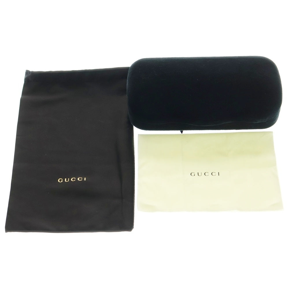 GUCCI(グッチ) GG ロゴ サングラス キャッツアイ ブラックフレーム ブラックレンズ セルロイド GG1422S