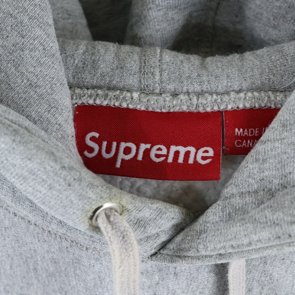 SUPREME(シュプリーム) 12AW Box Logo Hooded Sweatshirt ボックスロゴ刺繍 プルオーバースウェットパーカー フーディー グレー