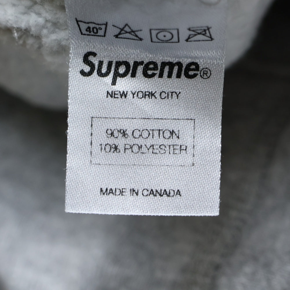 SUPREME(シュプリーム) 12AW Box Logo Hooded Sweatshirt ボックスロゴ刺繍 プルオーバースウェットパーカー フーディー グレー
