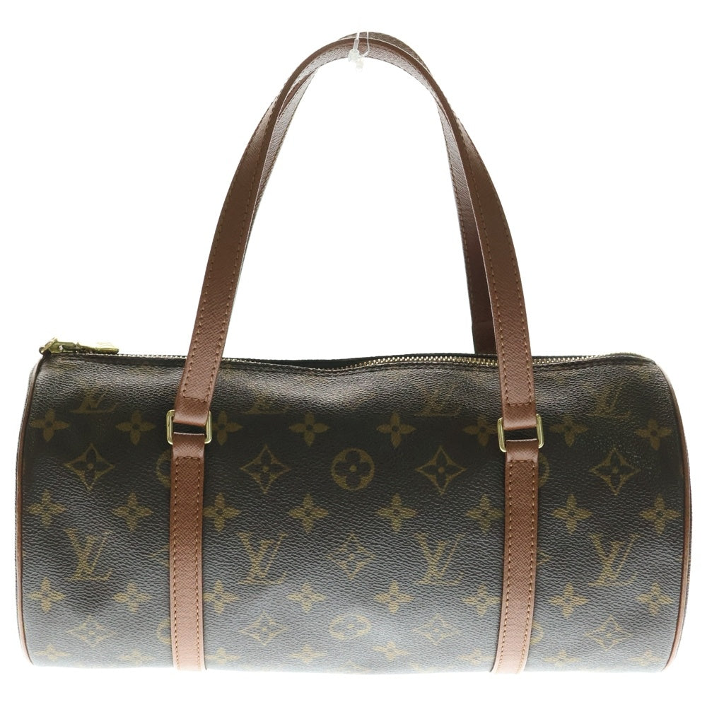 LOUIS VUITTON(ルイヴィトン) モノグラム パピヨン30 ワンショルダーバッグ ハンドバッグ ミニバッグ ブラウン ゴールド金具 レザー×PVC M51385