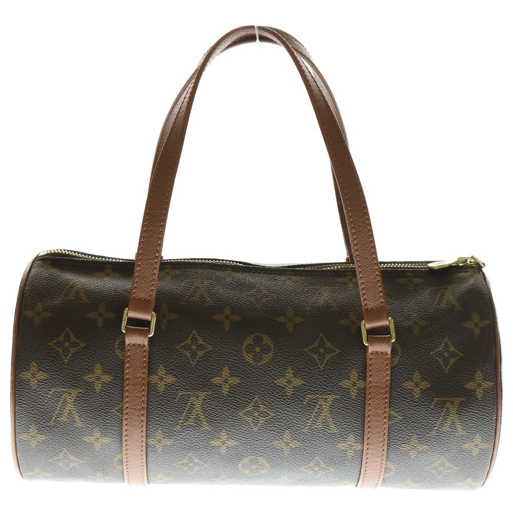LOUIS VUITTON(ルイヴィトン) モノグラム パピヨン30 ワンショルダーバッグ ハンドバッグ ミニバッグ ブラウン ゴールド金具 レザー×PVC M51385