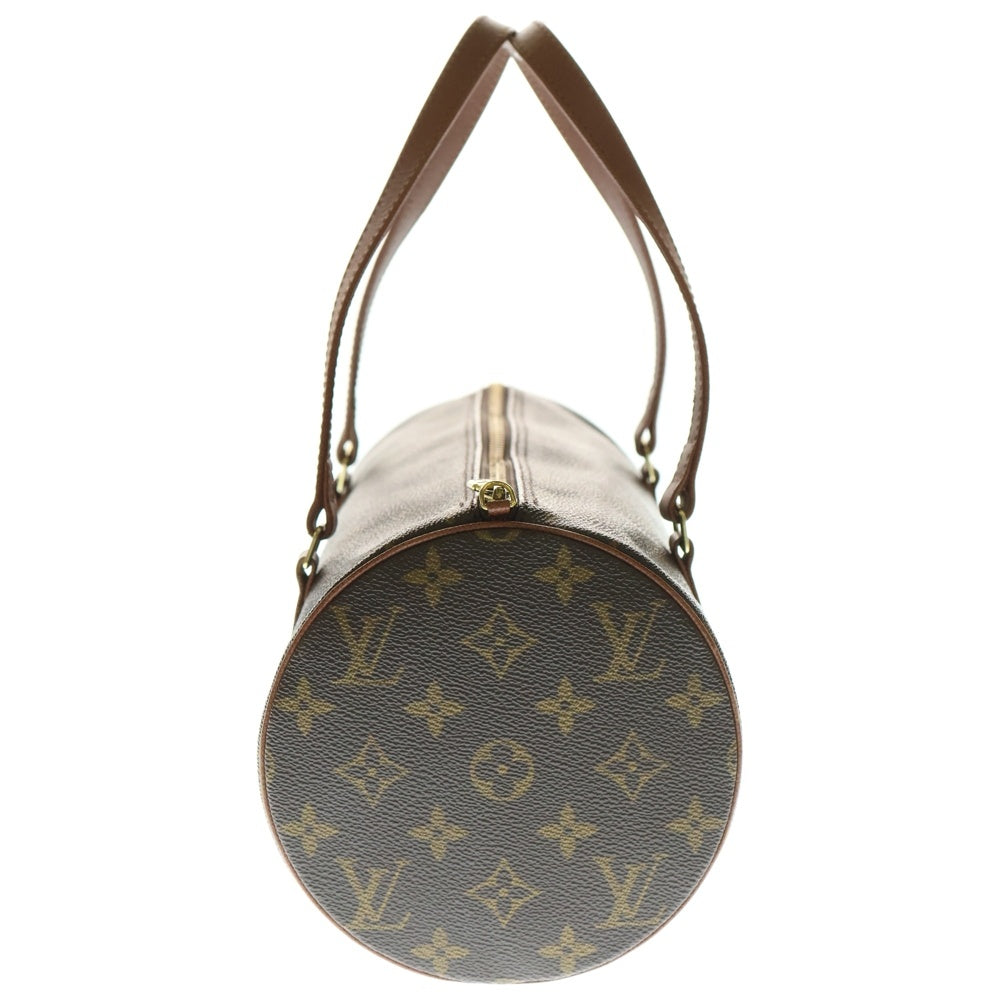 LOUIS VUITTON(ルイヴィトン) モノグラム パピヨン30 ワンショルダーバッグ ハンドバッグ ミニバッグ ブラウン ゴールド金具 レザー×PVC M51385