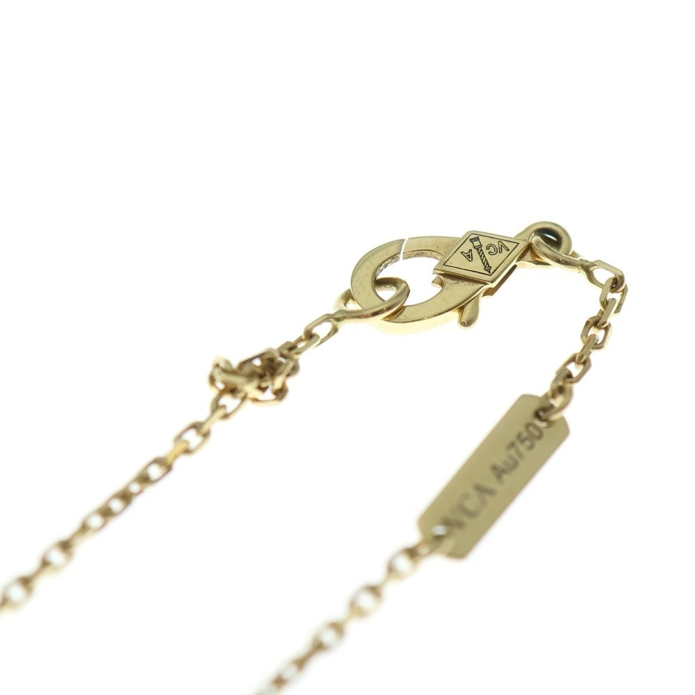 Van Cleef & Arpels(ヴァンクリーフアンドアーペル) ヴィンテージアルハンブラ マザーオブパール チェーンネックレス Au750YG イエローゴールド レディース VCARA45900