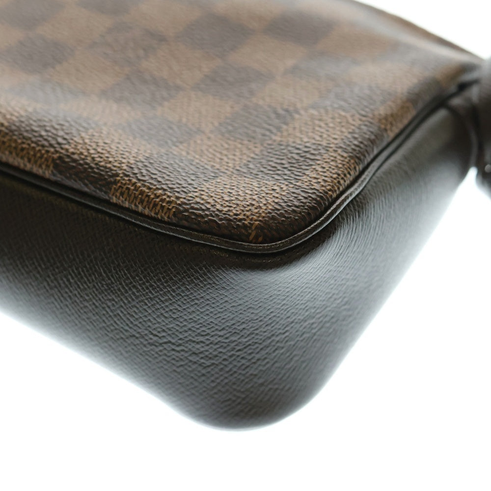 LOUIS VUITTON(ルイヴィトン) トゥルースメイクアップ ダミエ PVC ミニ ハンドバッグ ポーチ ゴールド金具 ブラウン N51982