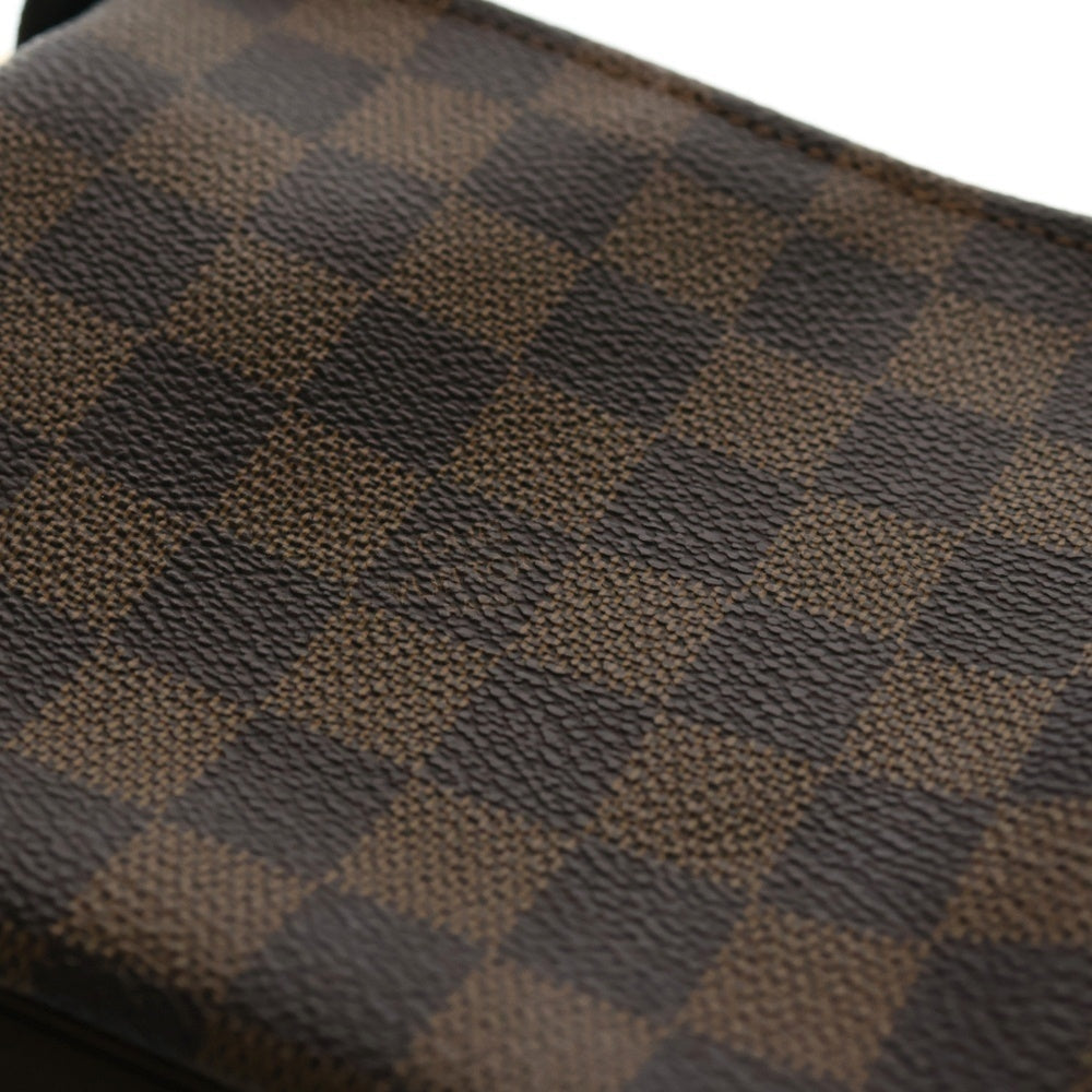 LOUIS VUITTON(ルイヴィトン) トゥルースメイクアップ ダミエ PVC ミニ ハンドバッグ ポーチ ゴールド金具 ブラウン N51982