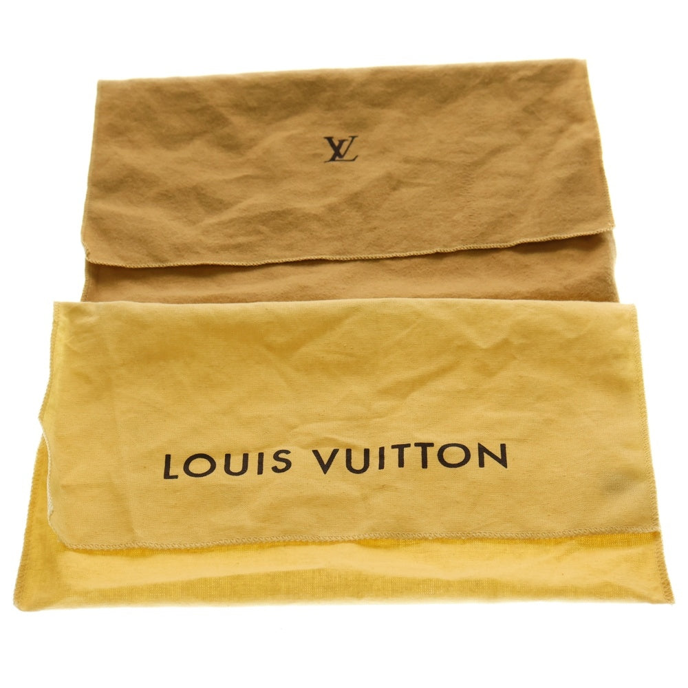 LOUIS VUITTON(ルイヴィトン) ナヴォナ ダミエ PVC レザー アクセサリーポーチ ハンドバッグ ゴールド金具 ブラウン N51983
