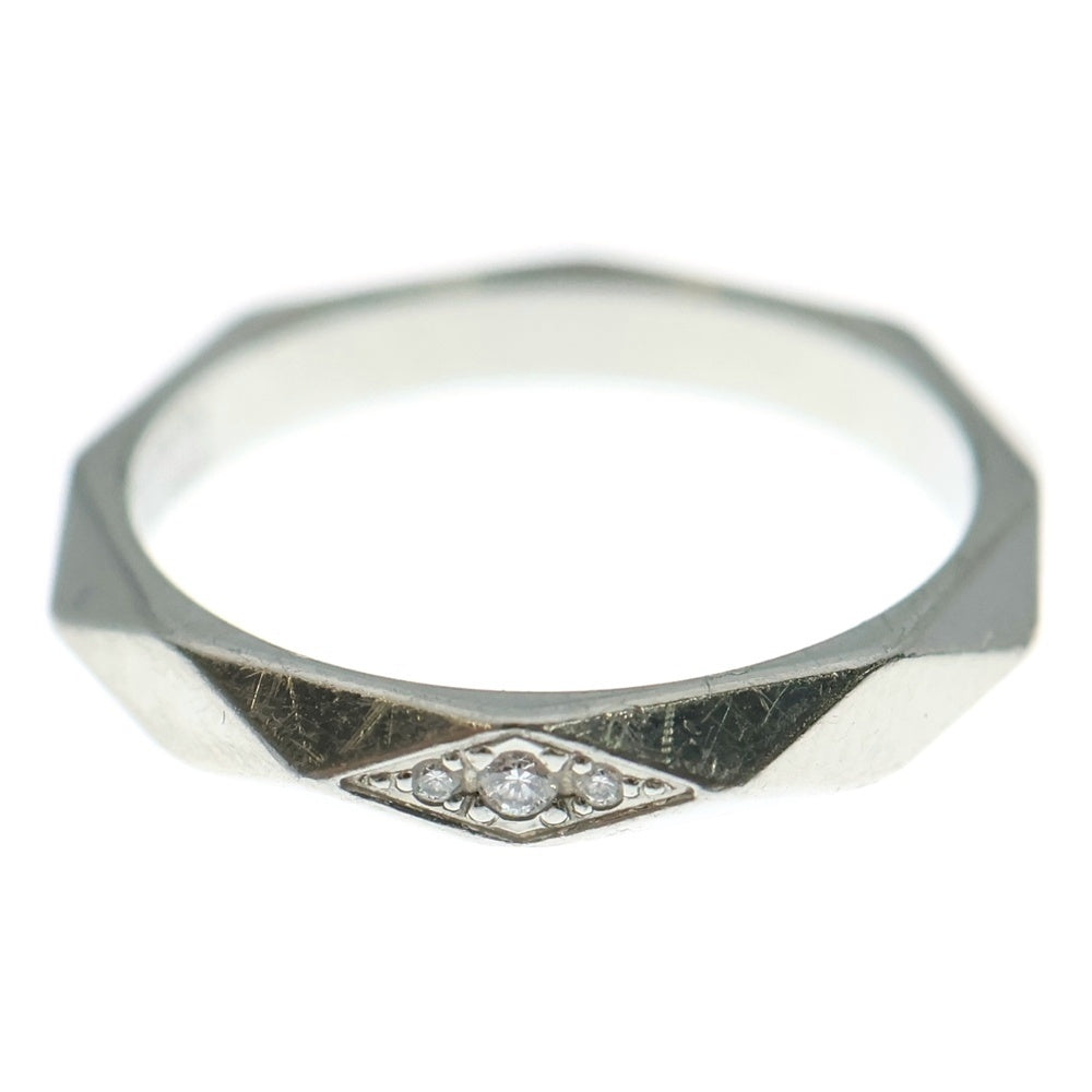 BOUCHERON(ブシュロン) FACETTE ファセット ダイヤ付リング 指輪 Pt950 プラチナ レディース JAL00090