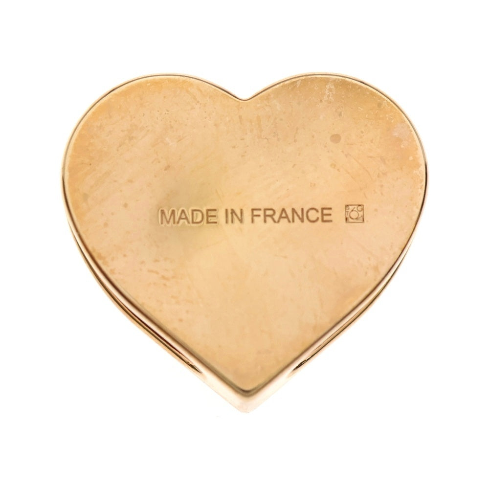 HERMES(エルメス) ミニクール ハートモチーフ ロゴ スカーフリング ツイリー ピンクゴールド