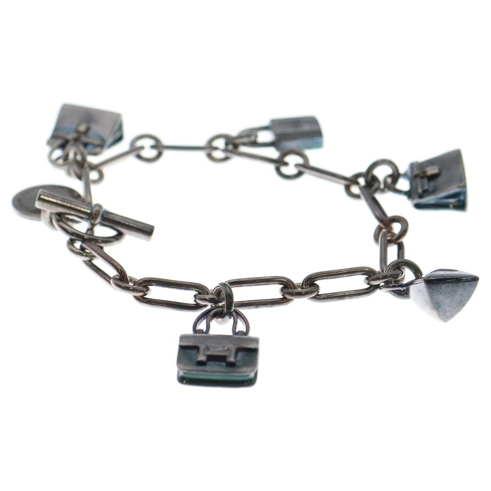 HERMES(エルメス) アミュレット5 バッグモチーフ ブレスレット シルバー