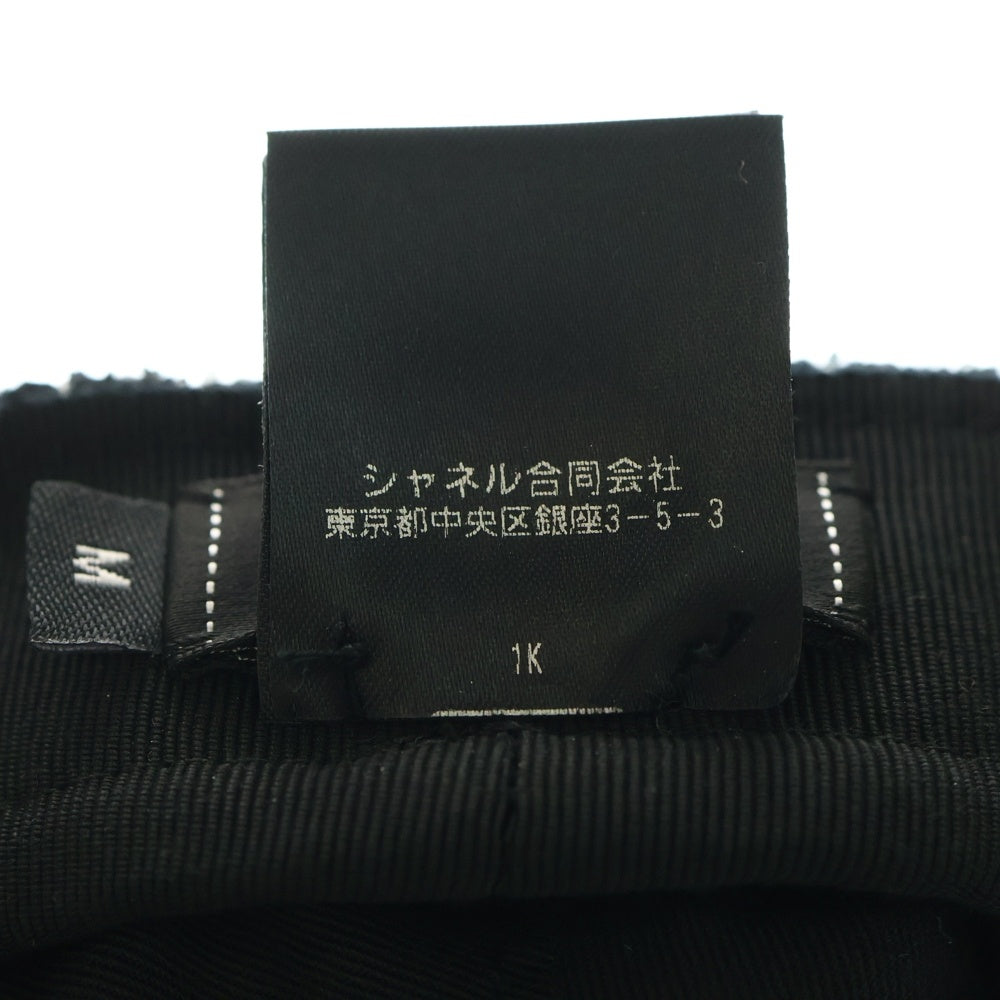 CHANEL(シャネル) ココマーク ツイード キャスケット ブラック