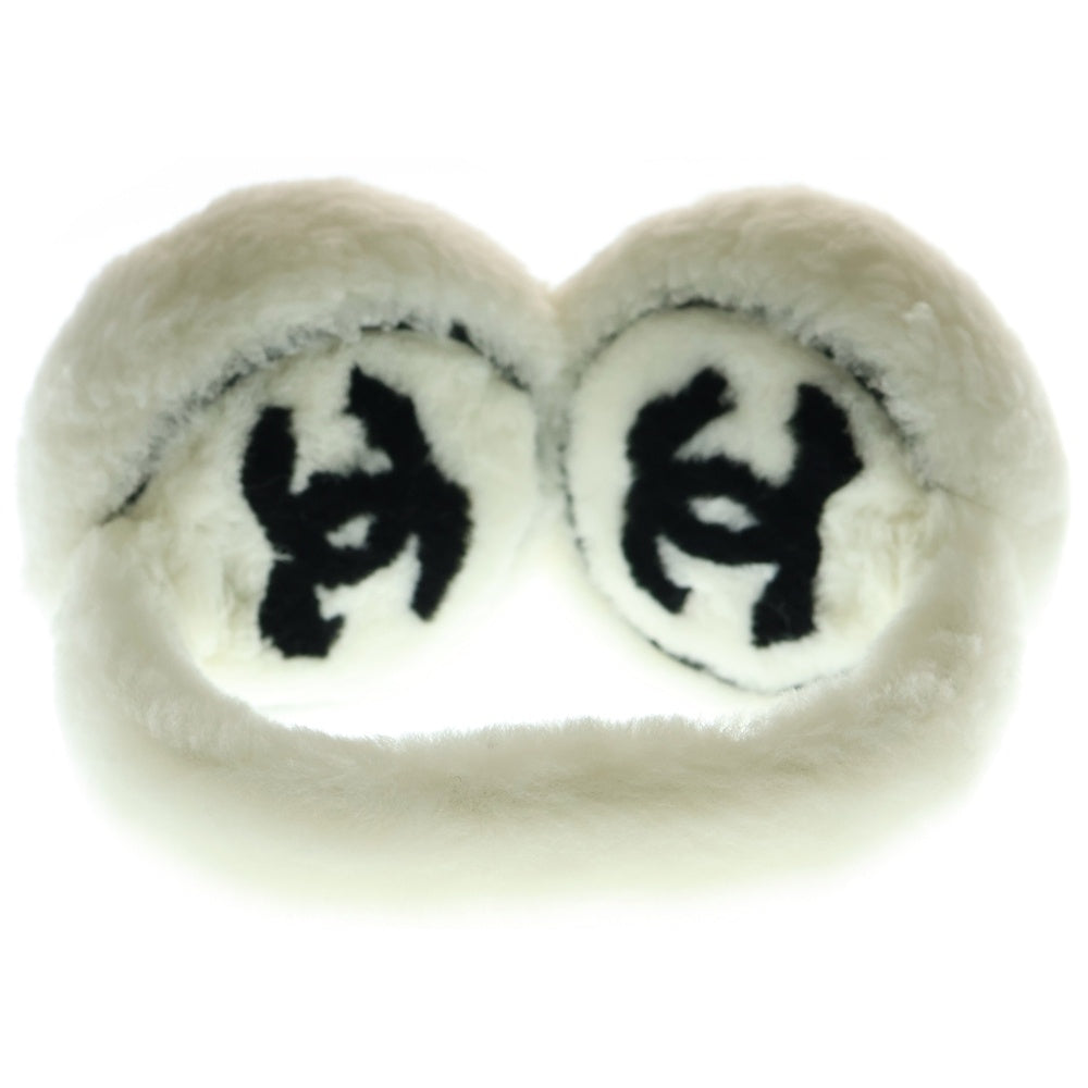 CHANEL(シャネル) ココマーク イヤーマフ 耳当て ホワイト