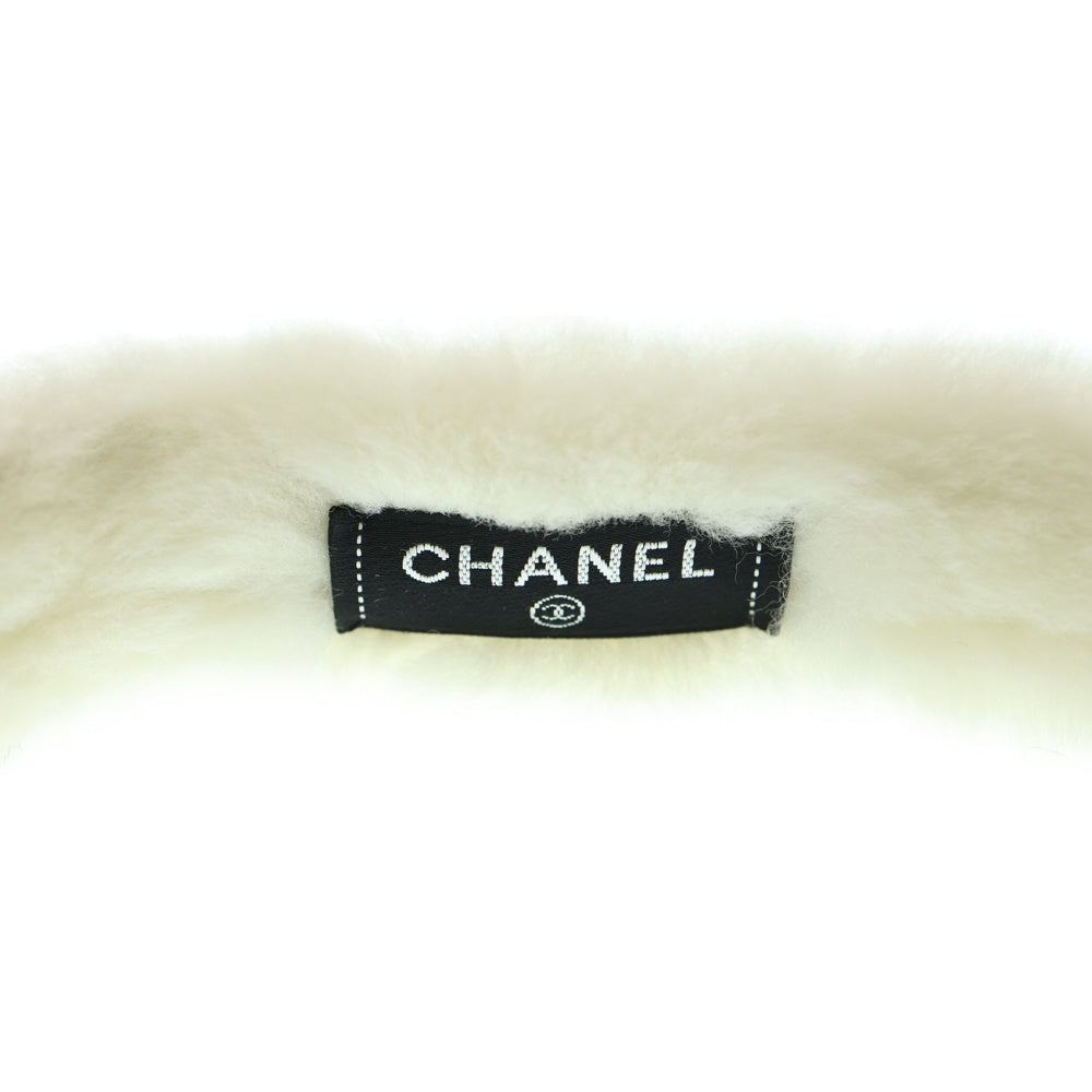 CHANEL(シャネル) ココマーク イヤーマフ 耳当て ホワイト
