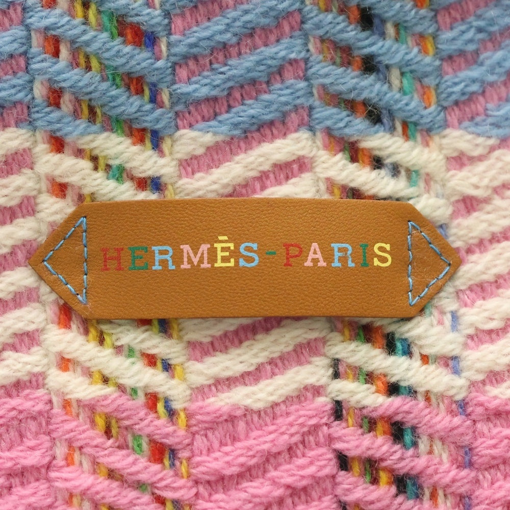 HERMES(エルメス) マルチカラー カシミヤウール マフラー