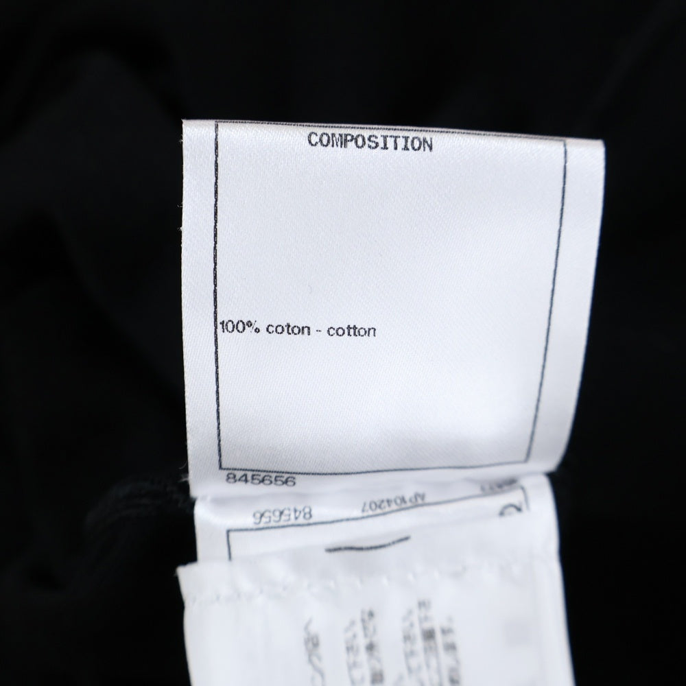 CHANEL(シャネル) ココマーク ロゴ ラメ クルーネック 半袖 ニット ロングワンピース ドレス ブラック レディース P70461K10042