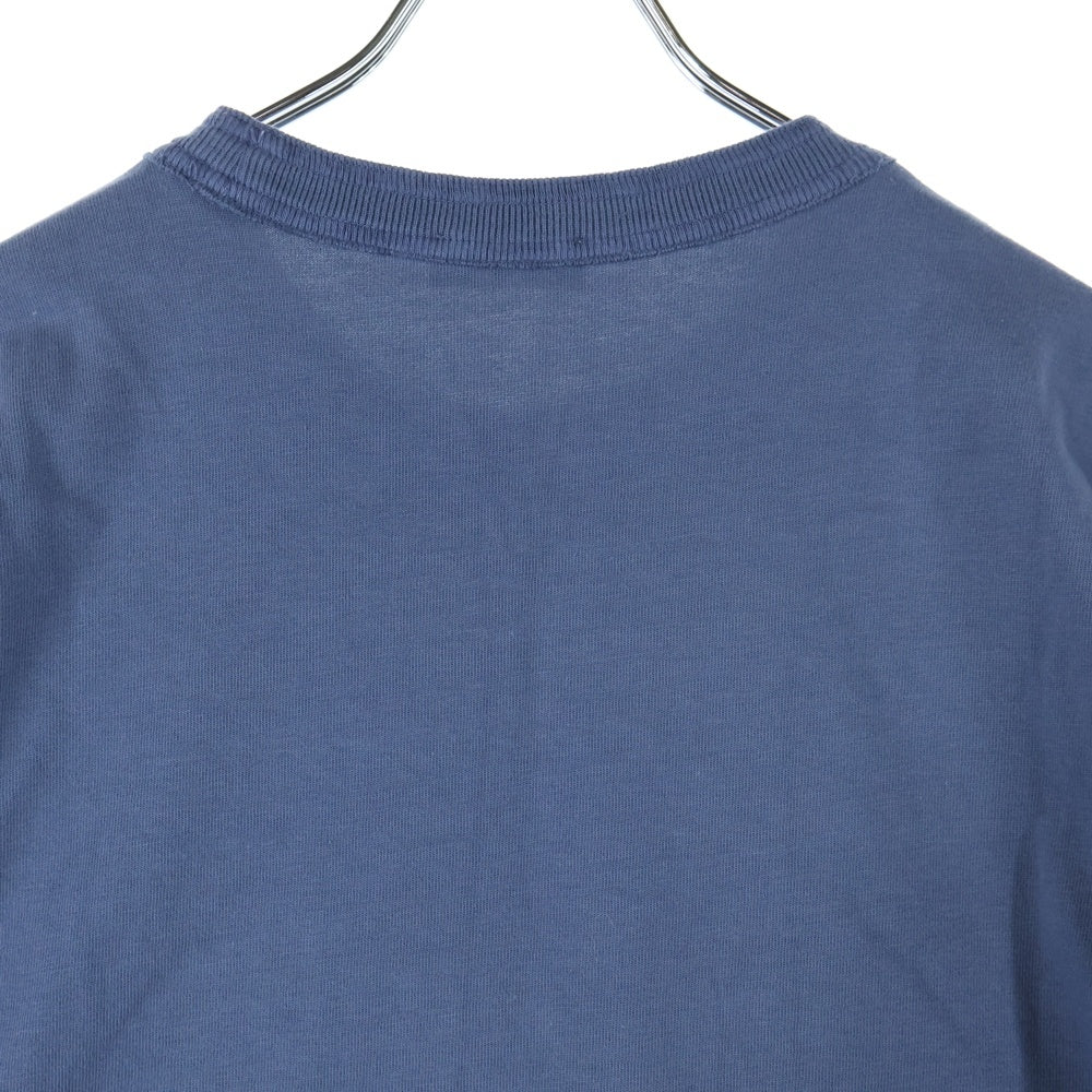 Christian Dior(クリスチャンディオール) 24AW ×STONE ISLAND ストーンアイランド ロゴ クルーネック 半袖Tシャツ カットソー ブルー 493J638A0554