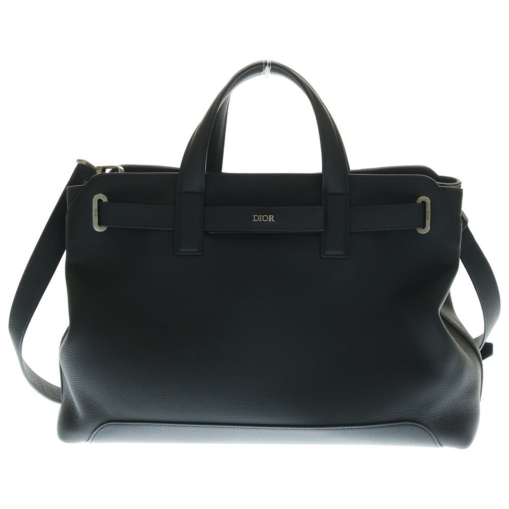 DIOR(ディオール) Normandie ノルマンディ 2wayバック ハンドバッグ トートバッグ ショルダーバッグ 肩掛けバッグ シルバー金具 ブラック
