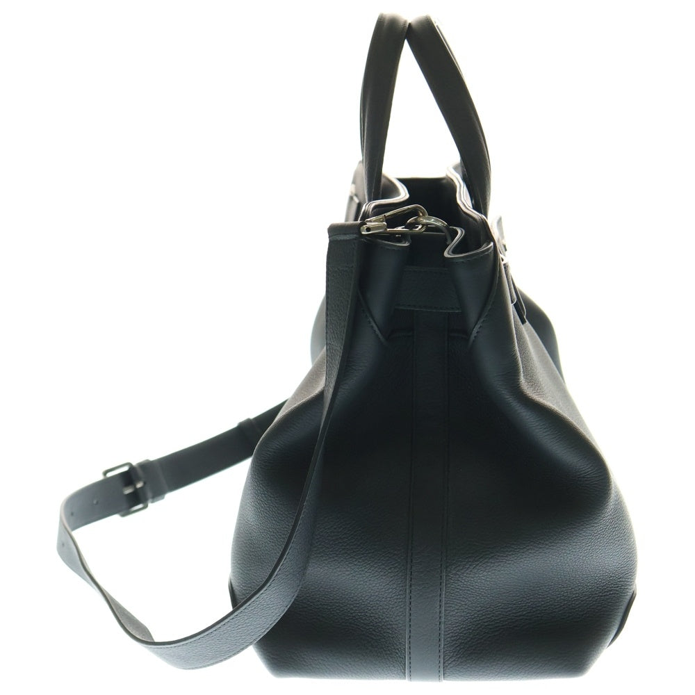 DIOR(ディオール) Normandie ノルマンディ 2wayバック ハンドバッグ トートバッグ ショルダーバッグ 肩掛けバッグ シルバー金具 ブラック