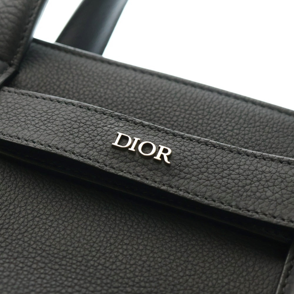 DIOR(ディオール) Normandie ノルマンディ 2wayバック ハンドバッグ トートバッグ ショルダーバッグ 肩掛けバッグ シルバー金具 ブラック