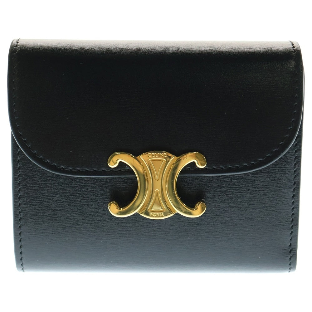 CELINE(セリーヌ) トリオンフ コンパクトウォレット 三つ折り財布