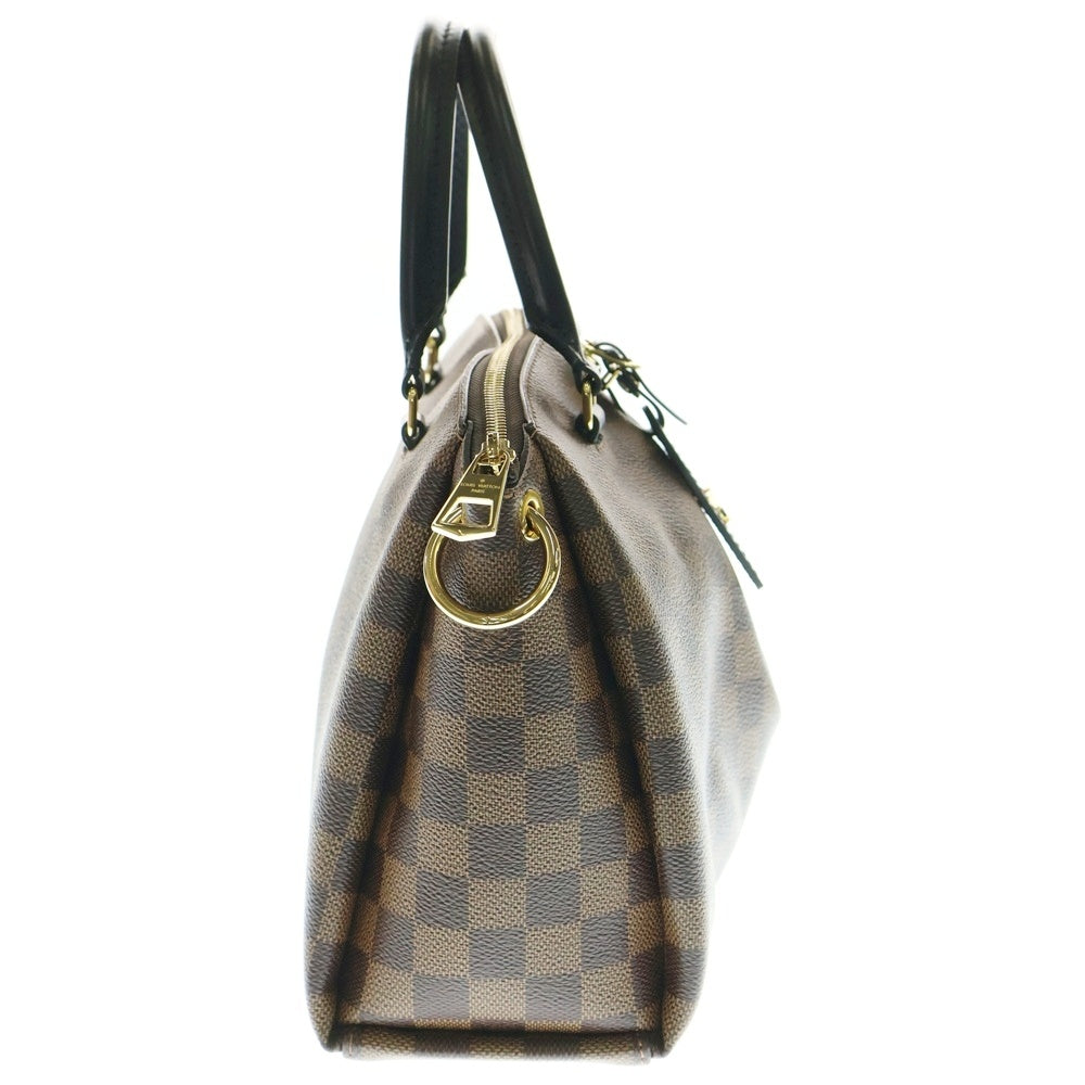 LOUIS VUITTON(ルイヴィトン) オデオン トートPM ダミエ PVC レザー 2WAY ハンド ショルダー トートバッグ ゴールド金具 ブラウン/ブラック N45282