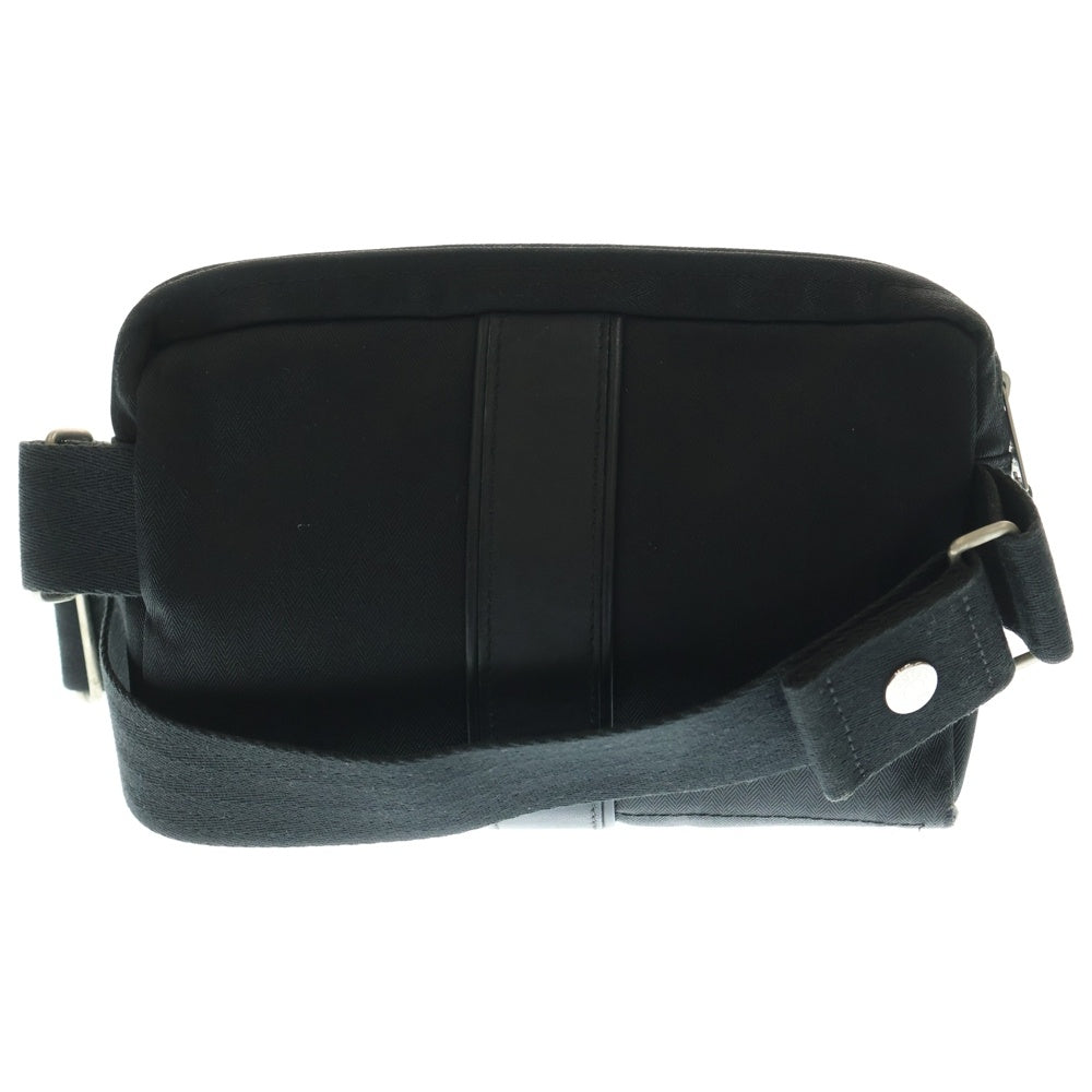 HERMES(エルメス) アカプルコ サンチュール ショルダーバッグ ウエストバッグ ボディバッグ ブラック ナイロン×レザー