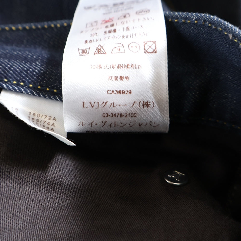 LOUIS VUITTON(ルイヴィトン) 12AW モノグラムフラワー デニムパンツ インディゴブルー RM122M