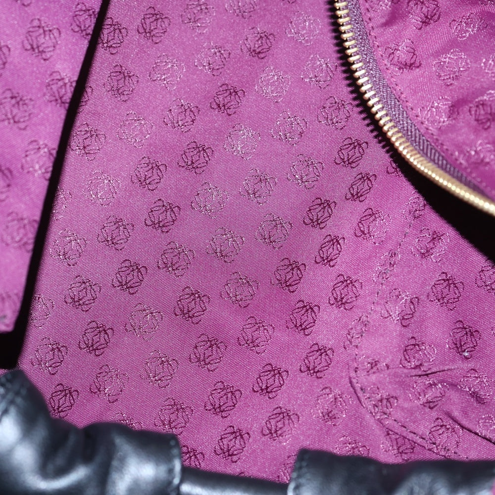 LOEWE(ロエベ) アナグラム ナッパアイレ ハンドバッグ ミニバッグ ブラック ナッパレザー