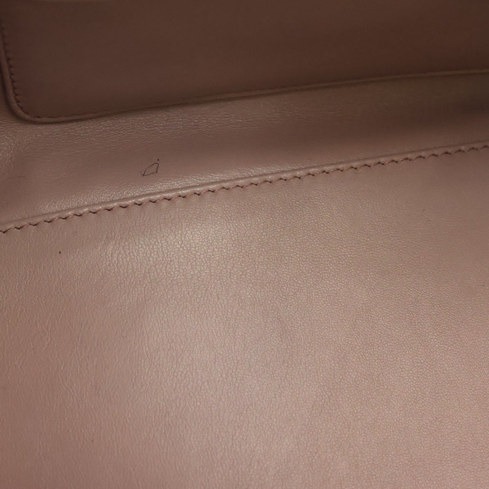 LOEWE(ロエベ) アナグラム アマソナ28 旧型 バイカラー ハンドバッグ ボストンバッグ ボルドー×ピンク×ブラウン レザー シルバー金具