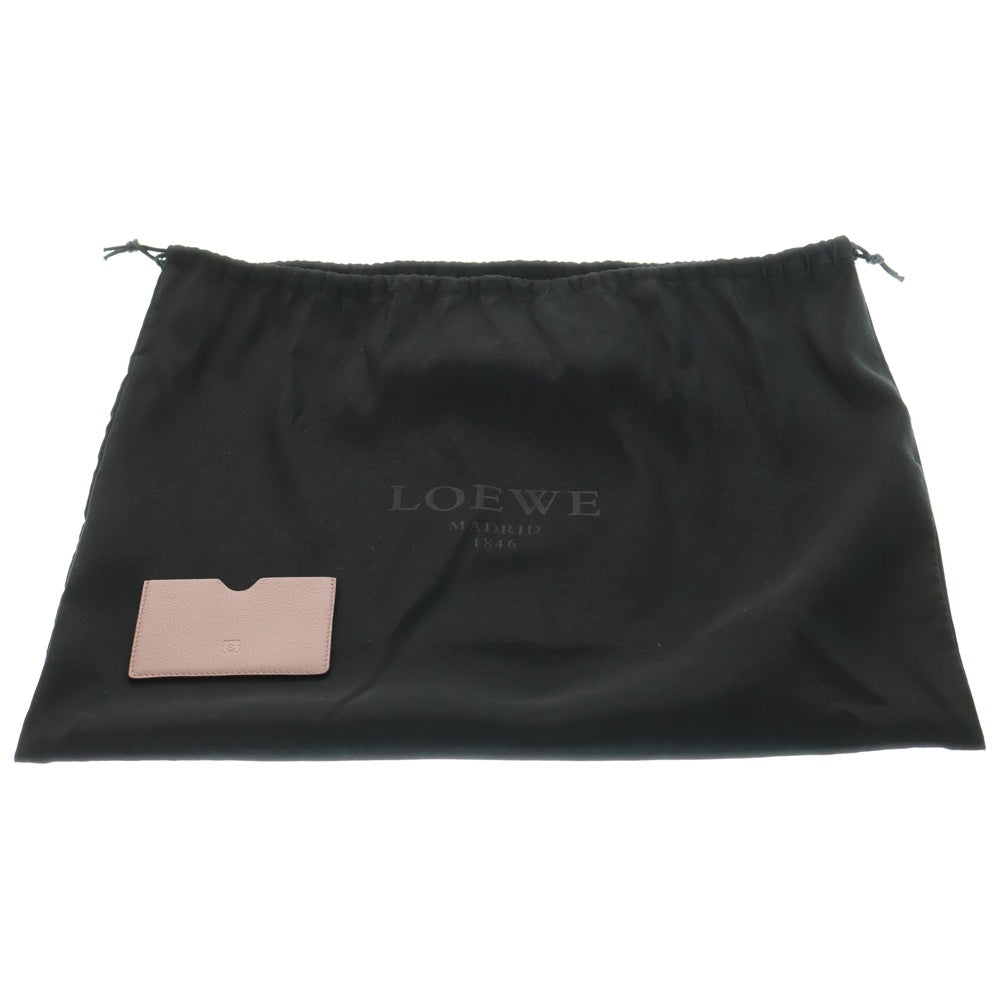 LOEWE(ロエベ) アナグラム アマソナ28 旧型 バイカラー ハンドバッグ ボストンバッグ ボルドー×ピンク×ブラウン レザー シルバー金具