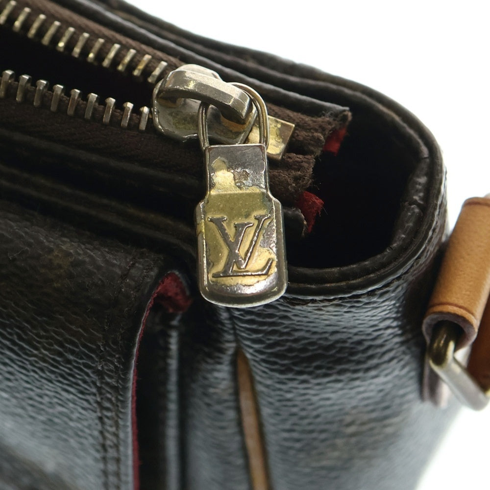 LOUIS VUITTON(ルイヴィトン) モノグラム ヴィバ・シテPM ショルダーバッグ ミニバッグ ブラウン レザー ゴールド金具 M51165