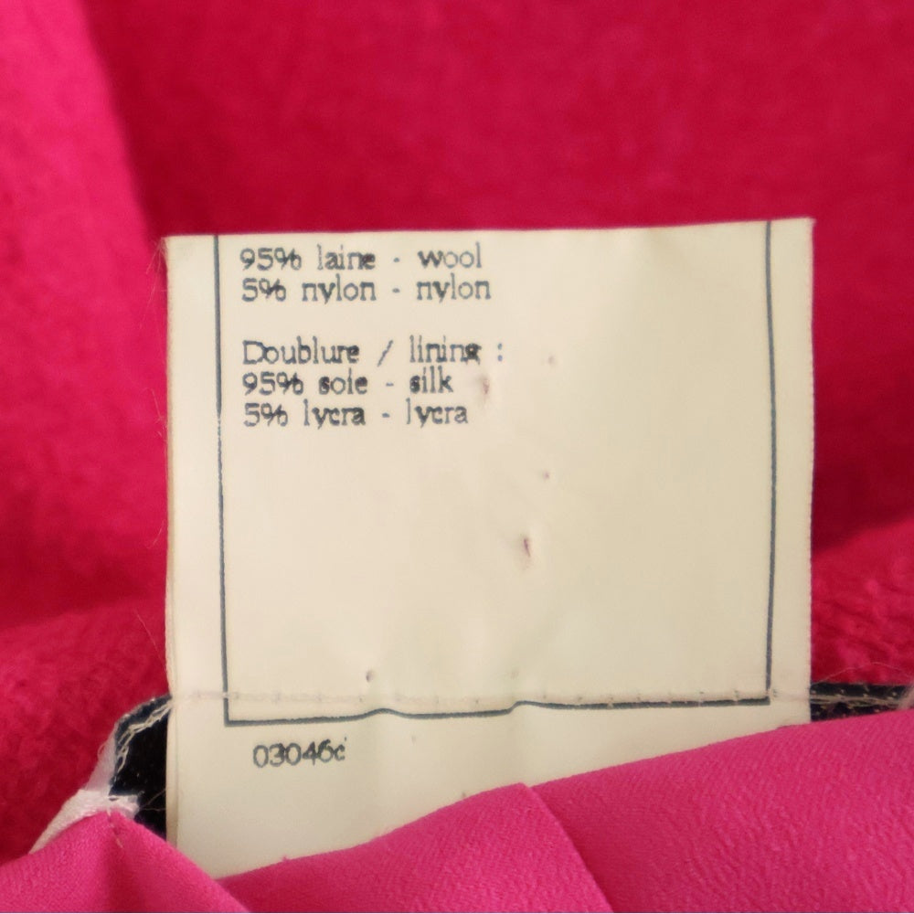 CHANEL(シャネル) 95P スプリングコレクション ココマークボタン ウール 1B テーラードジャケット ピンク レディース P04966V04021