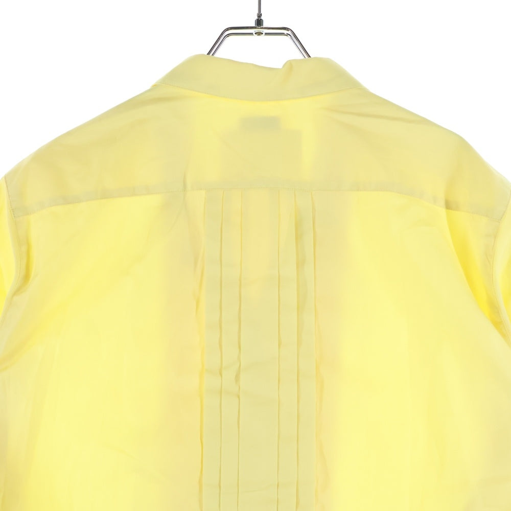 CHANEL(シャネル) ココマークボタン コットン ダブルブレスト プルオーバー 長袖シャツ ブラウス イエロー レディース P04914V03571