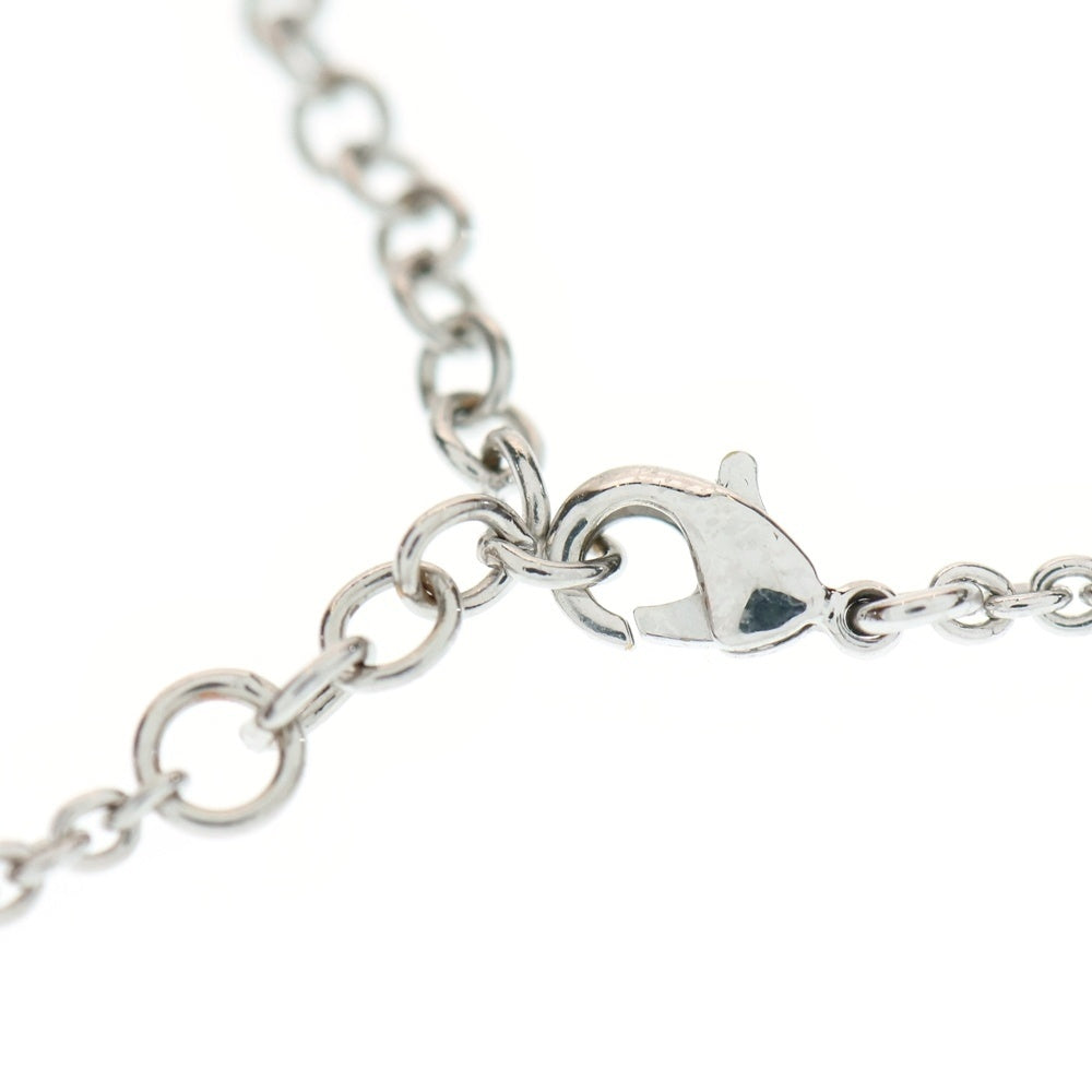 DIOR(ディオール) CDロゴ ラインストーン チェーン ネックレス シルバー