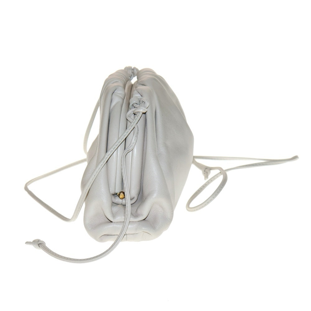 BOTTEGA VENETA(ボッテガヴェネタ) ザ ポーチ ショルダーバッグ ミニバッグ ホワイト レザー