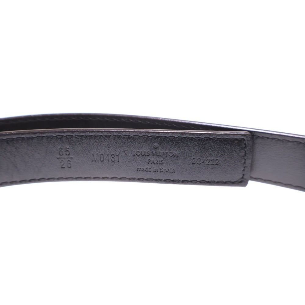 LOUIS VUITTON(ルイヴィトン) モノグラム サンチュール・LVアイコニック 20MM リバーシブル レザーベルト ブラウン×ブラック PVC M0431 ゴールド金具