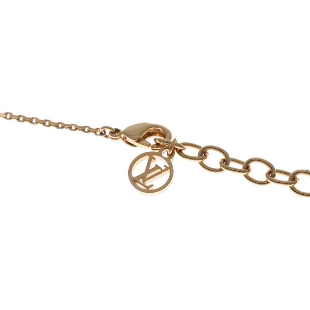 LOUIS VUITTON(ルイヴィトン) コリエ プティ ルイ モノグラム ストーン チェーン ネックレス ゴールド M00368