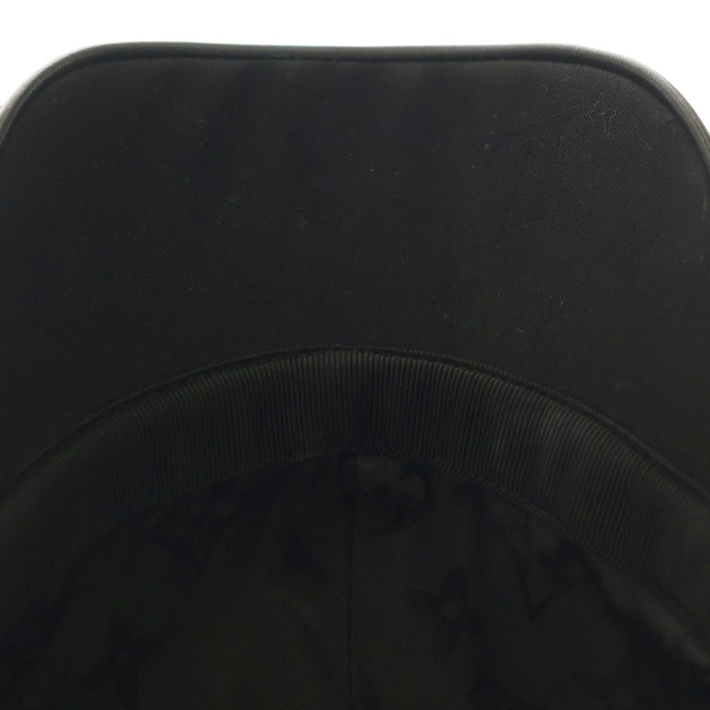 LOUIS VUITTON(ルイヴィトン) キャップ・LV アイコニック ロゴ刺繍 帽子 ノワール ブラック M7050M ゴールド金具