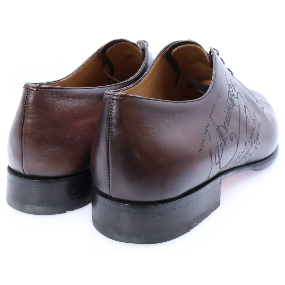 Berluti(ベルルッティ) カリグラフィ スクリット レザー レースアップ ドレス ビジネス シューズ ブラウン