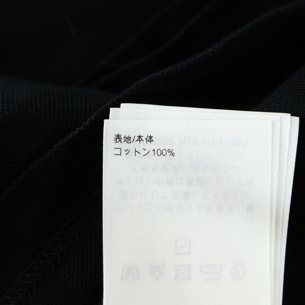 LOUIS VUITTON(ルイヴィトン) 25AW エンベリッシュド ダミエ ピケ ロゴ刺繍 クルーネック 半袖Tシャツ カットソー ブラック RM252MM JUV TY10W